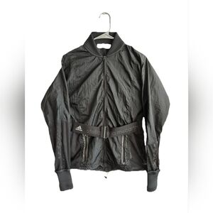 Adidas by Stella McCartney Black Belted Jacket Women's M Athletic Zip